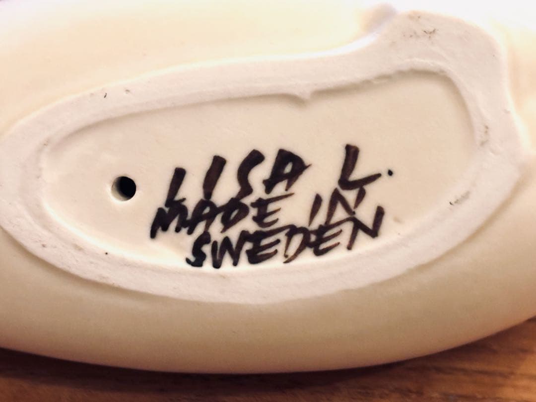 リサラーソン 置物 アザラシ 16cm Lisa Larson 陶器・北欧