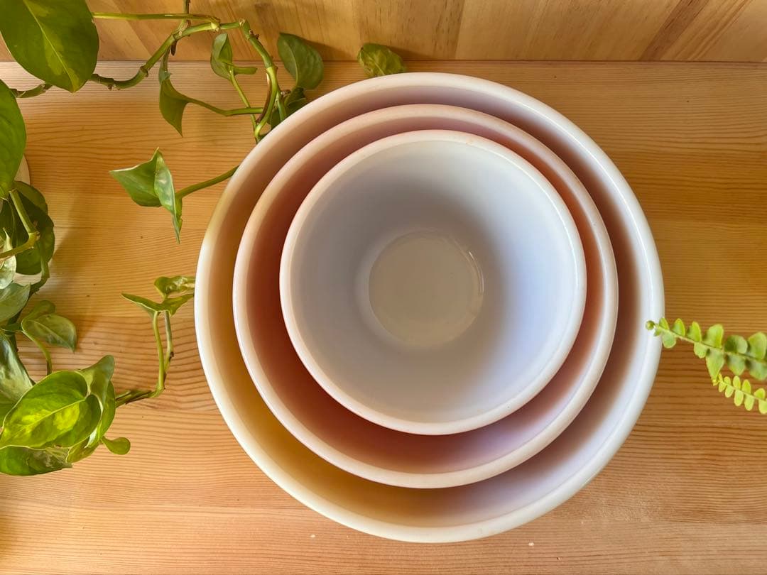 Vintage 60s Pyrex カラーミキシングボウル 3点セット