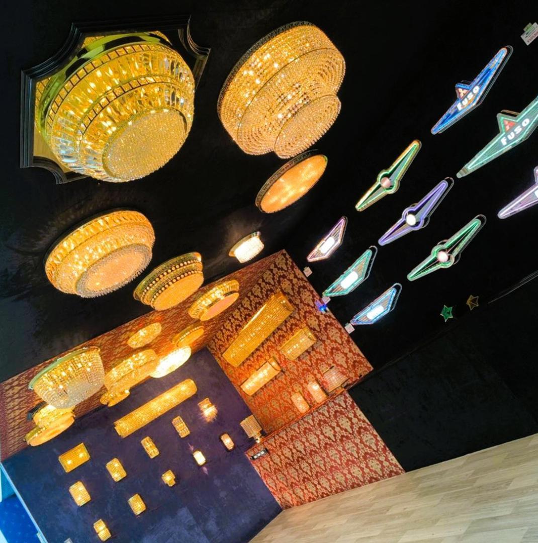 お値下げ 訳有品 幅120cm ナイアガラ シャンデリア デコトラ C8660S