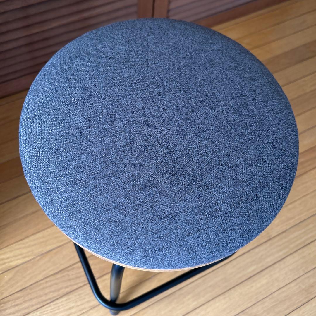 【MAYU】　【美品】Glam　ロースツール　昇降式ダイニングスツール