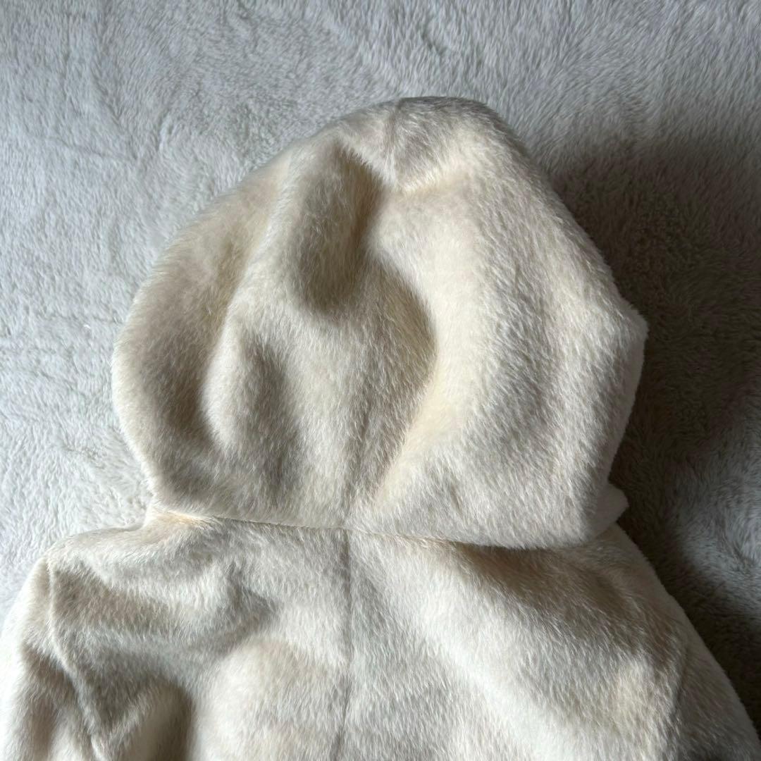 最高級✨白タグ マックスマーラ リアルト アルパカ フーデッドコート38