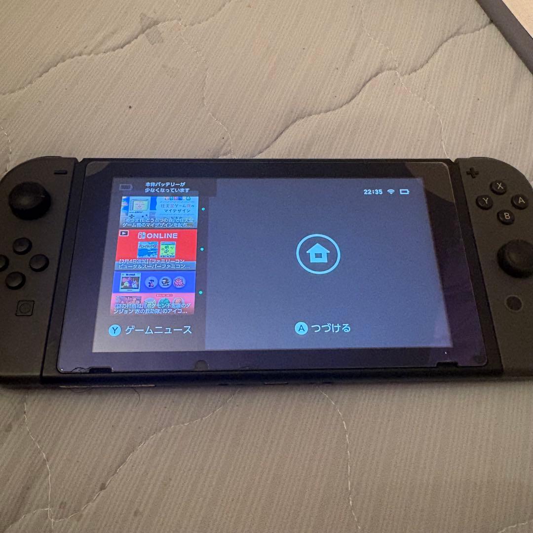 Switch 本体 グレー 動作OK