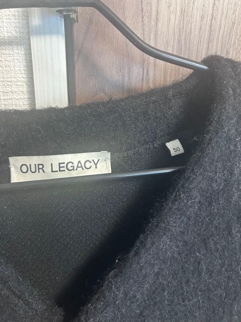 OUR LEGACY ブラック カーディガン 50