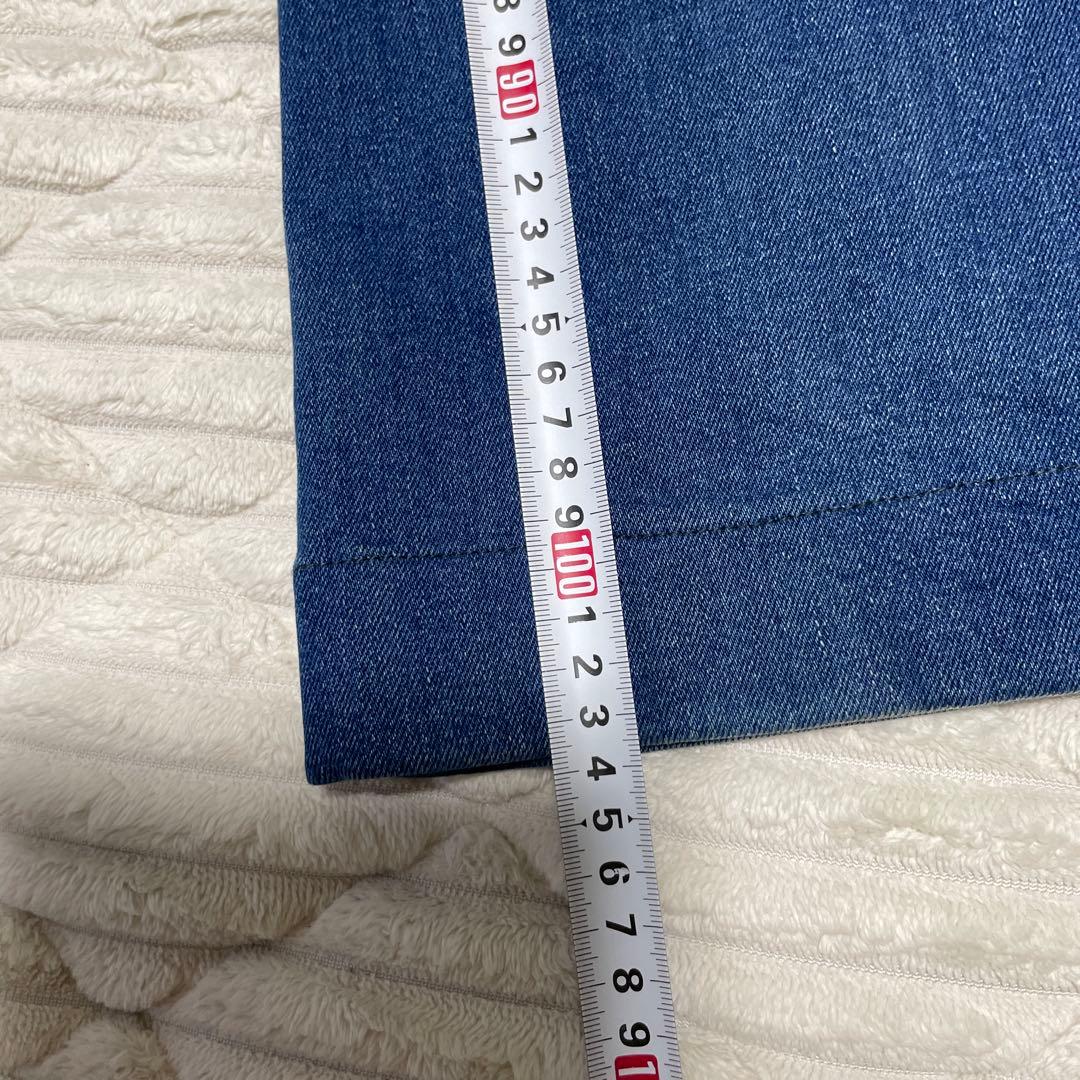 ステラマッカートニー　オーバーオール　ブルー　38 ブーツカット　サロペット