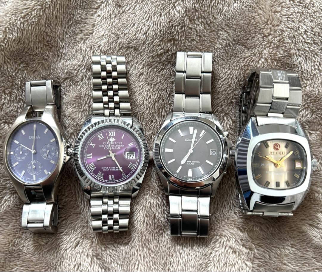 SEIKO ソーラー 腕時計 電波時計 メンズ ジャンク まとめ売り セイコー