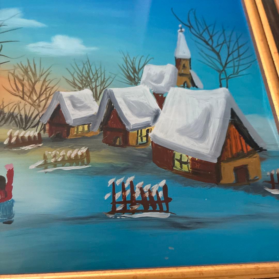 ナイーヴ派ガラス絵アーティスト　　ブラニミール・ビイェリッチ 生命の樹