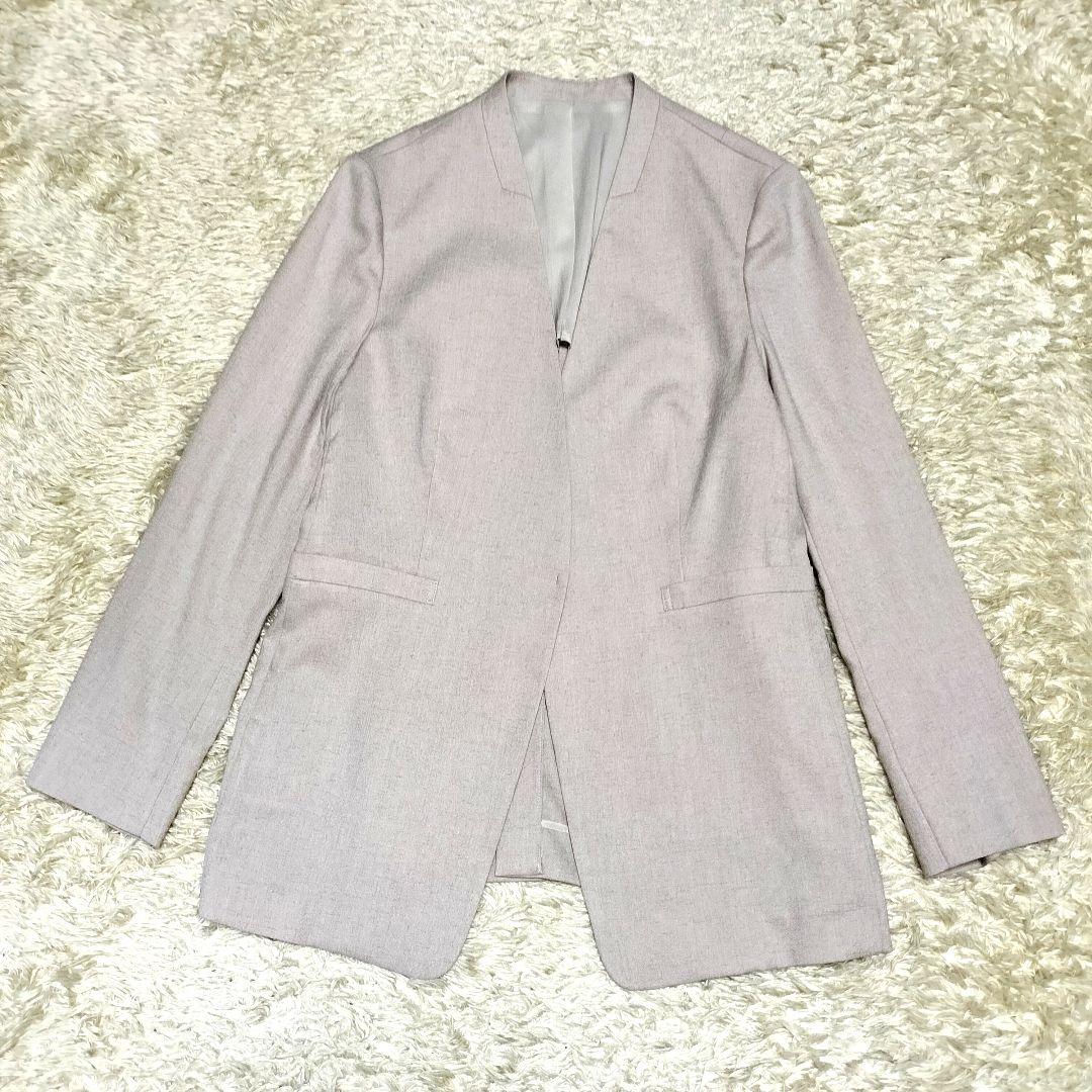 【大きいサイズ】新品✨23区 ニジュウサンク ノーカラースーツ パンツ 44