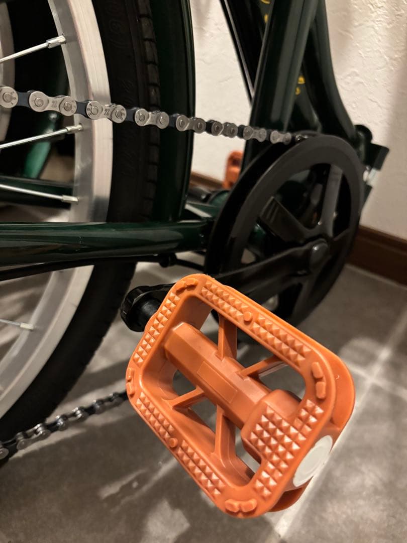 MIXIU 20インチ 折りたたみ自転車 ダークグリーン