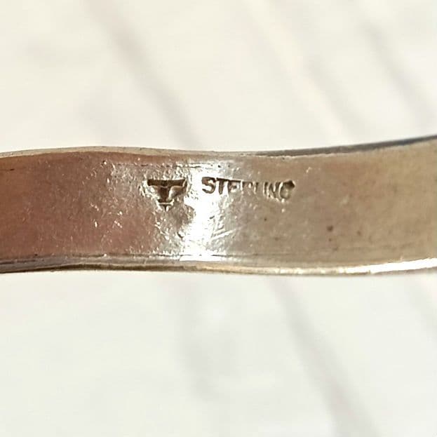 2093 NAVAJO ナバホ族 バングル ターコイズ シルバー925 VTG