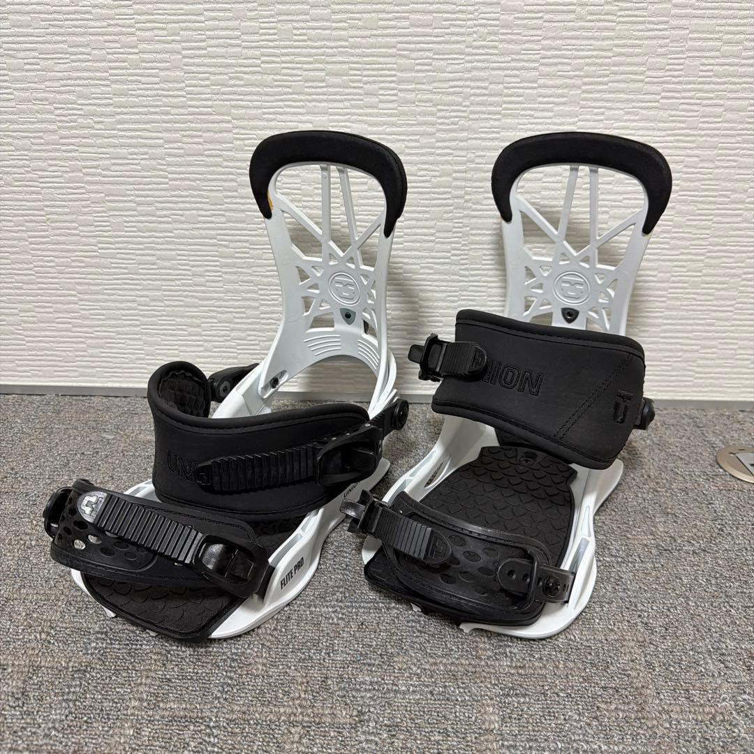 UNION スノーボードビンディング ホワイト