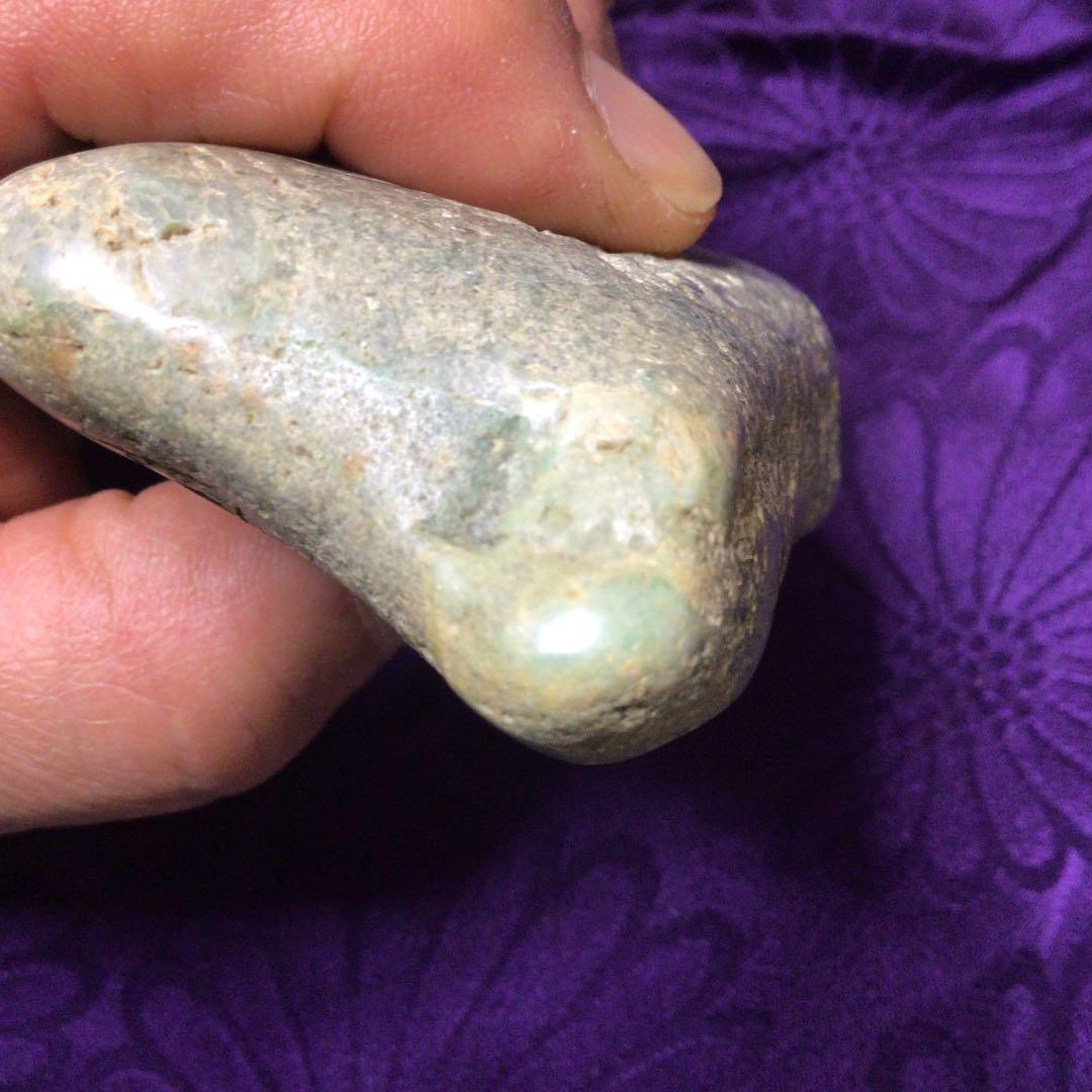 国産糸魚川翡翠阿弥陀仏座像刻石　国産ヒスイ　翡翠