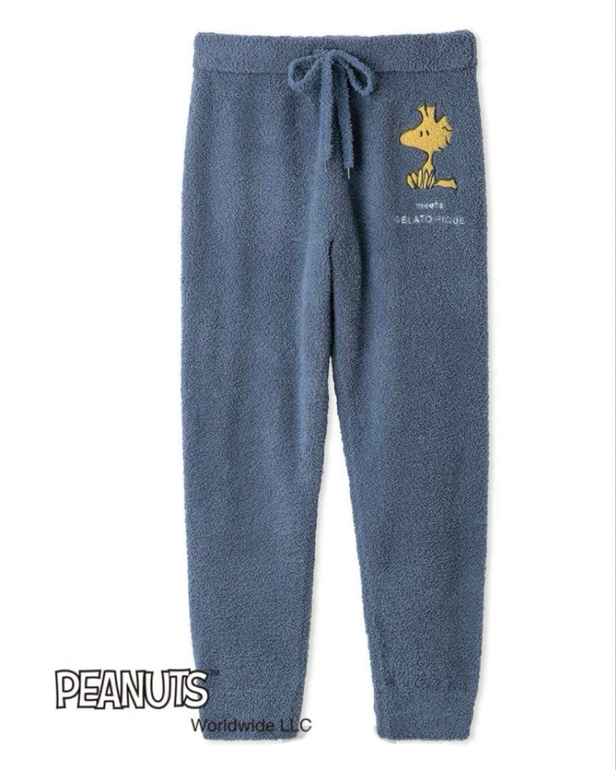 ジェラートピケ　PEANUTS ベビモコプルオーバー＆ロングパンツ スヌーピー