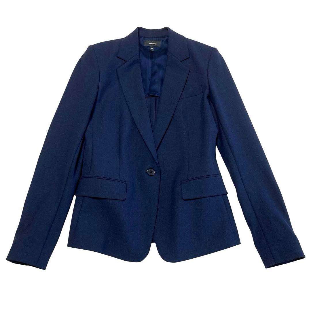 美品✨セオリー BISTRETCH スーツ セットアップ GABE N 紺 00