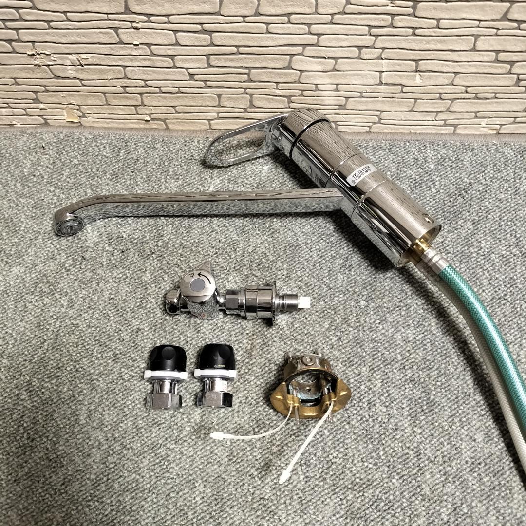 キッチン水栓 TOTO 分岐 TKGG31EH シングルレバー