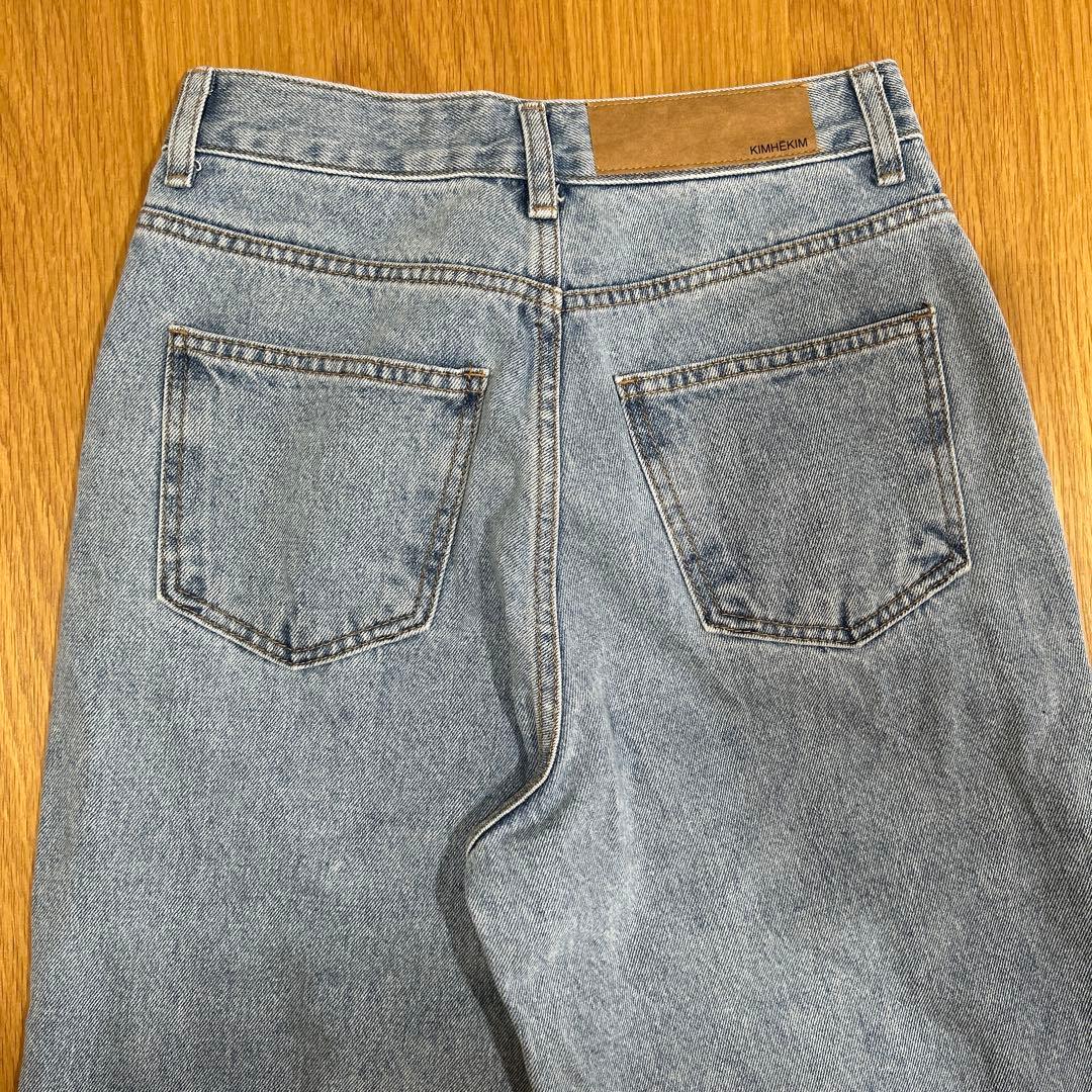 KIMHEKIM パールトリムデザインデニム
