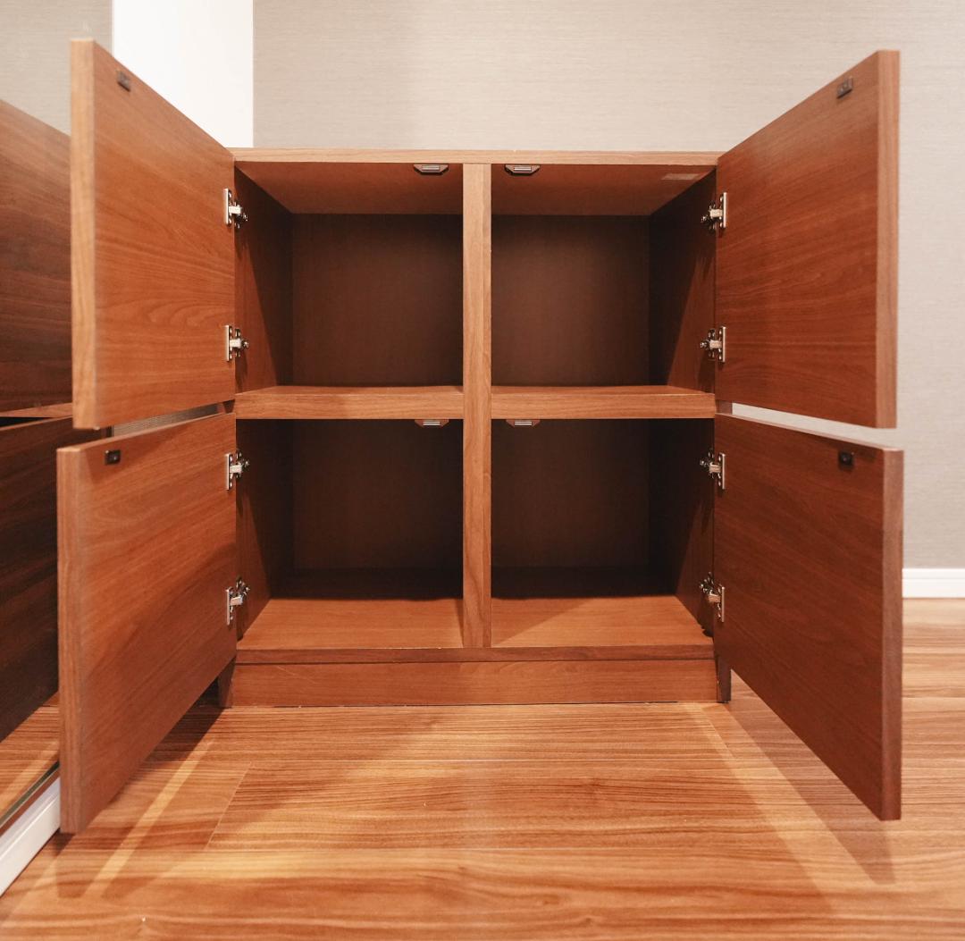 大川家具 木製 ダブルディ2 74-4ラック 収納棚 本棚