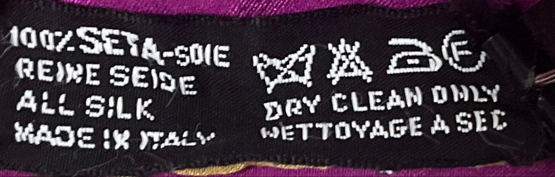 美品　希少　カメオ　シルク　シャネル　スカーフ　ヴィンテージ　パープル　紫