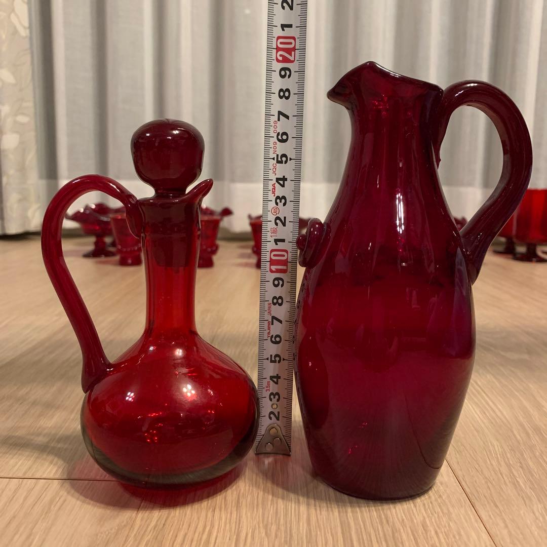 メキシコ　手作りガラス食器　全41点