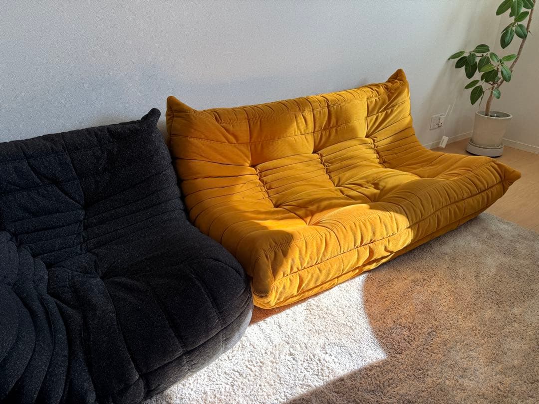 正規店購入 約46万 リーンロゼ トーゴ コーナーソファ 生地Lランク