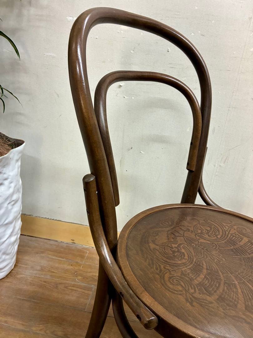 ゆずぺい管449☆秋田木工☆ヴィンテージ☆ベントウッドチェアー☆曲げ木椅子