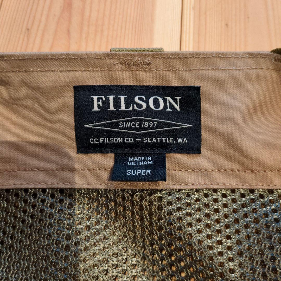 【美品】フィルソン メッシュ フライフィッシング ストラップ ベスト