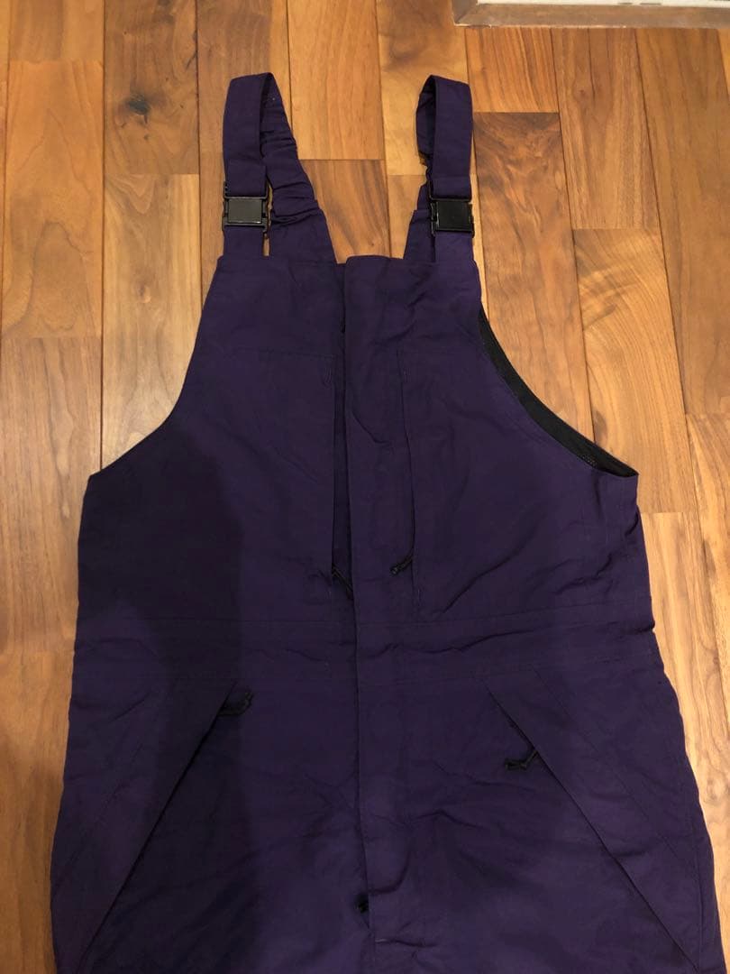 Greenclothing グリーンクロージング ビブパンツ パープル サイズS