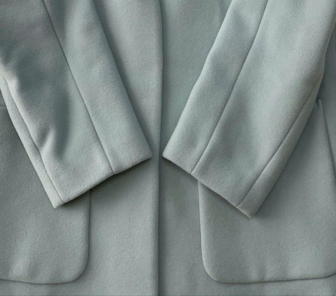 プロフ必読MRJ 新品タグ付アンタイトル ポンテベロアノーカラーコート