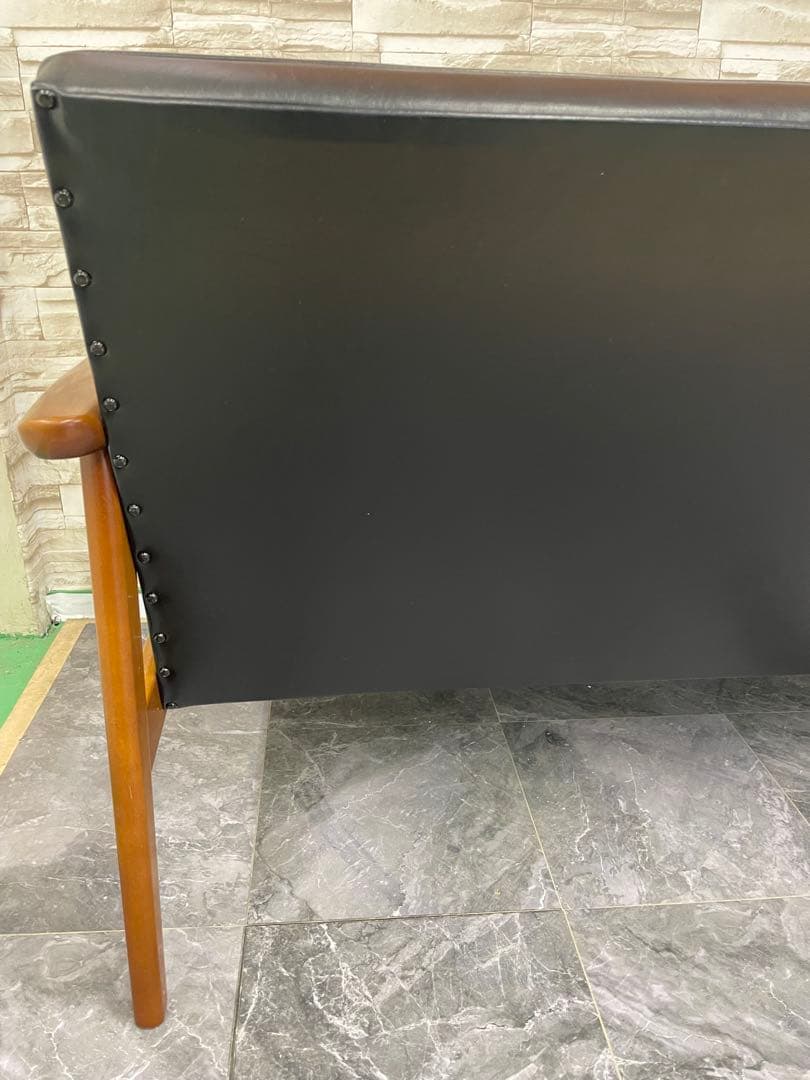 カリモク60 Ｋチェア ２シーター ブラック