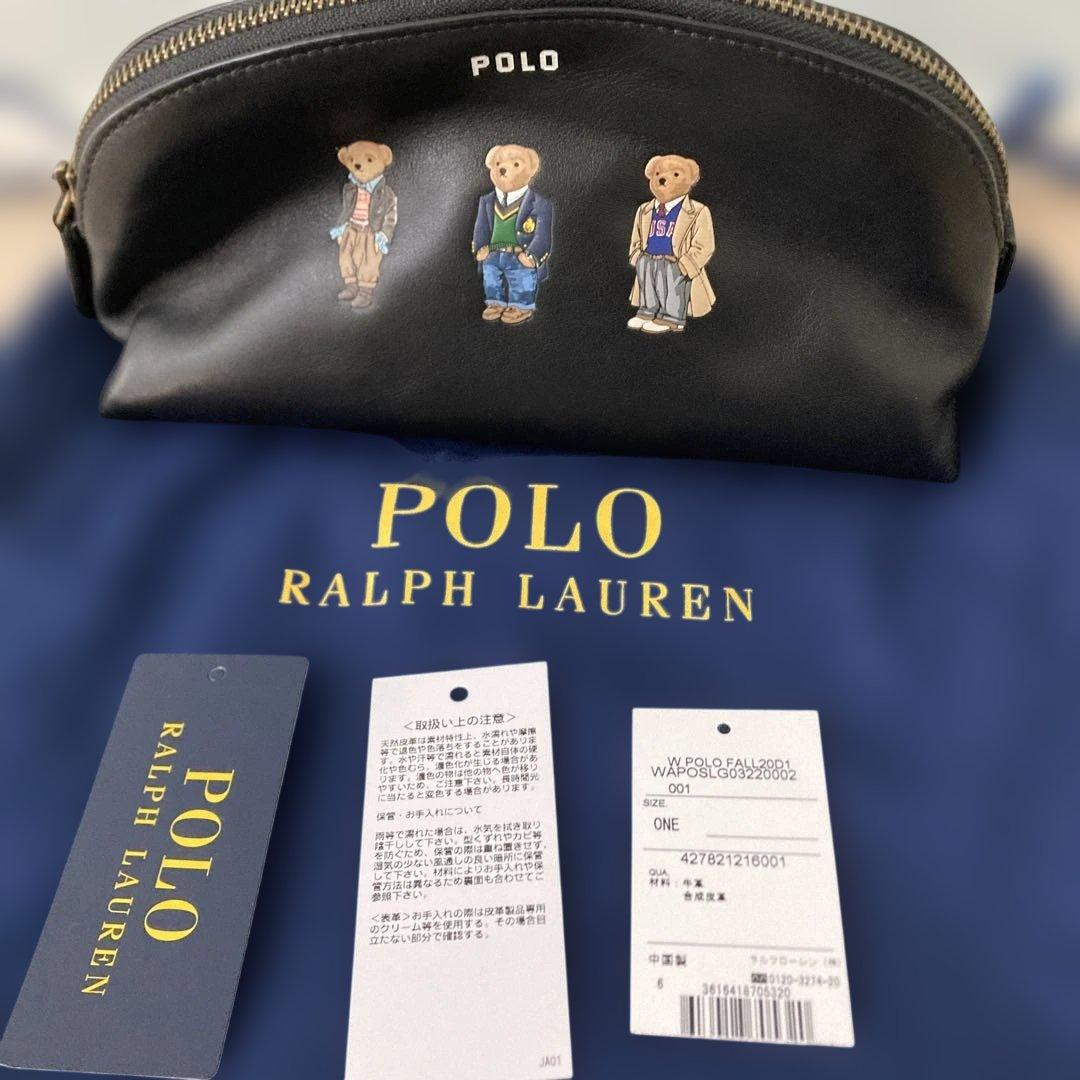 POLO RALPH LAUREN クマポーチ ブラック