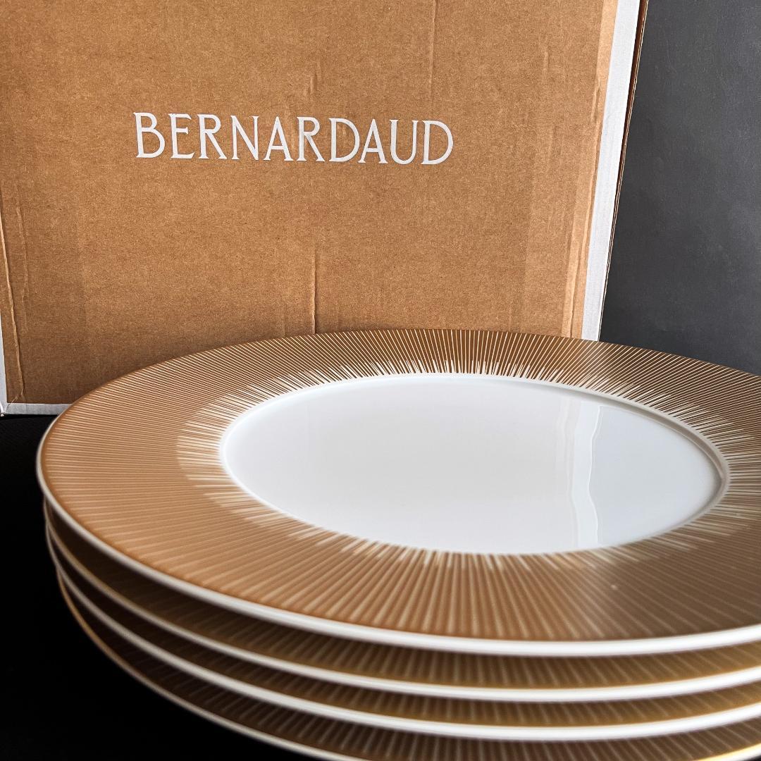 ★新品未使用　超美品★フランスBernardo ゴールド　大皿　サービスプレート