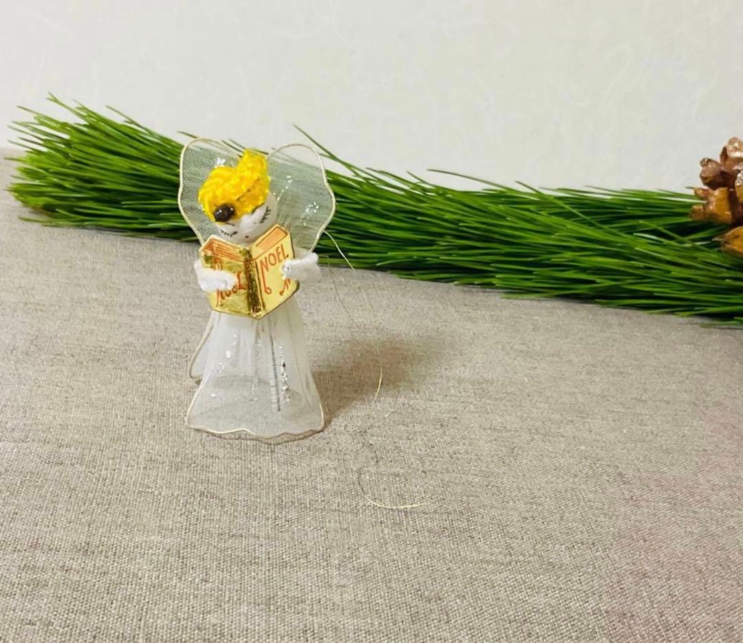 【専用です】欧米　デコレーション　アンティーク　飾り　天使　ホワイト