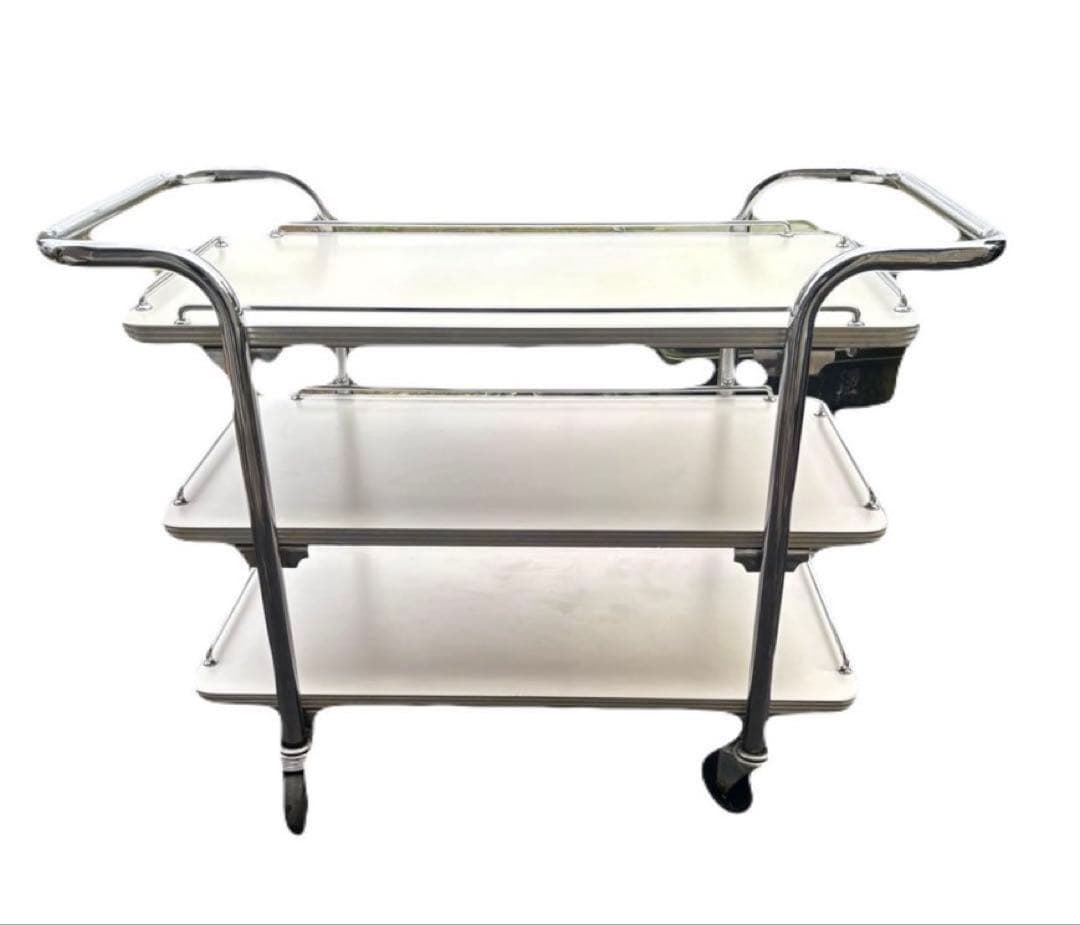 HIKARI 横幅103cm 業務用 配膳 ワゴン カート 3段 白