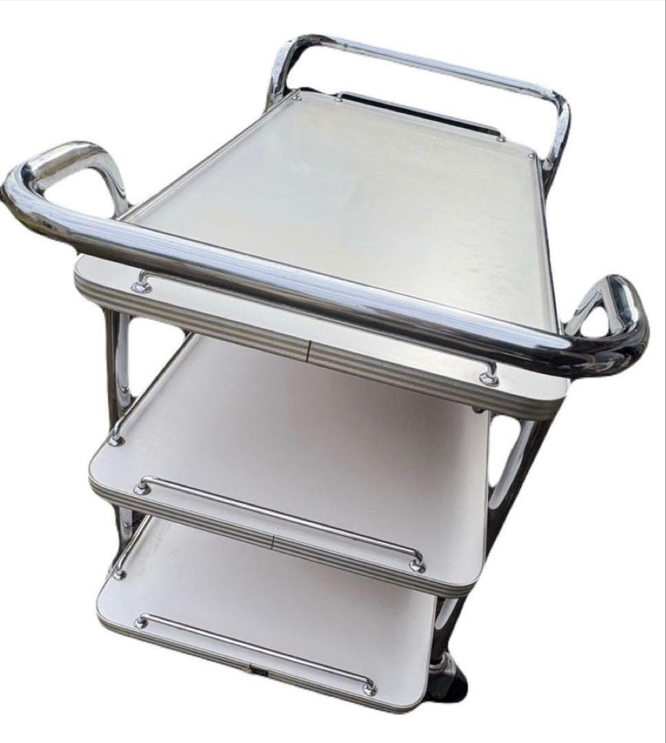 HIKARI 横幅103cm 業務用 配膳 ワゴン カート 3段 白