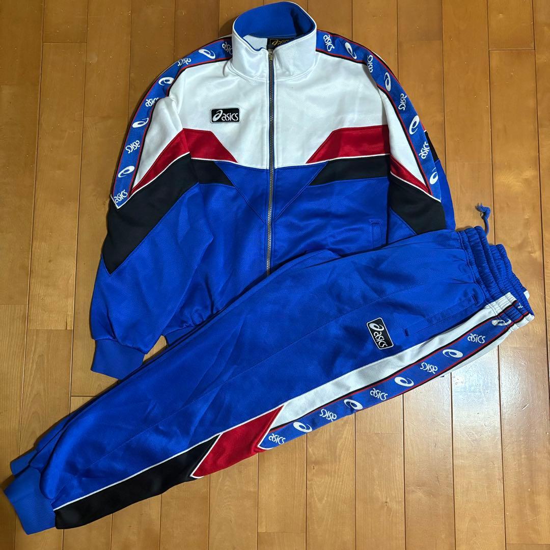 90年代asics 激レア　ジャージ セットアップ