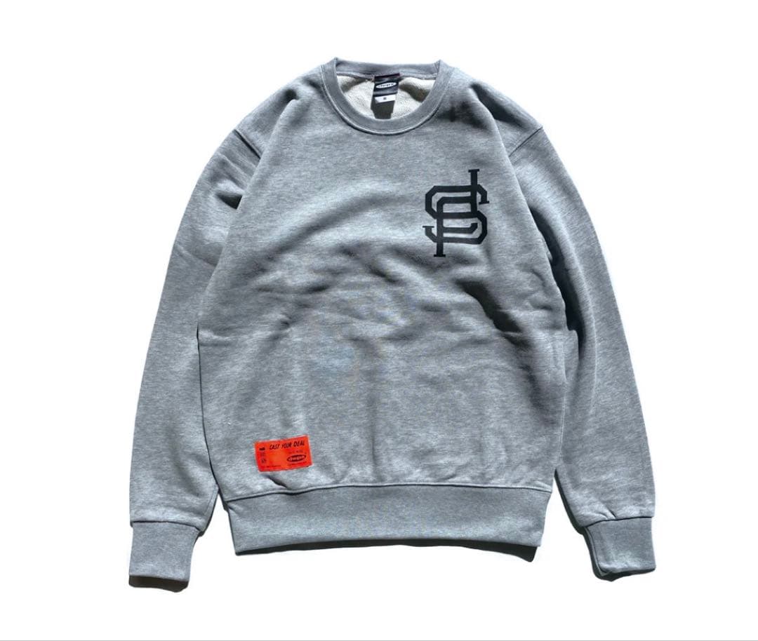 新品 デプスdeps BASEBALL LOGO SWEAT【GRAY】Lサイズ