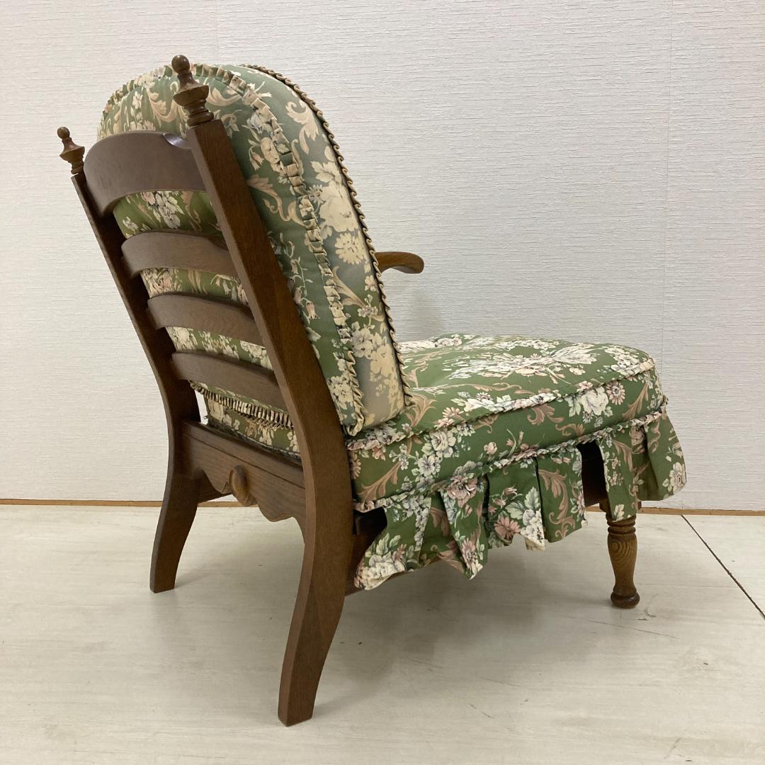 【飛騨産業】キツツキ　穂高　片アームチェア　一人掛けソファ