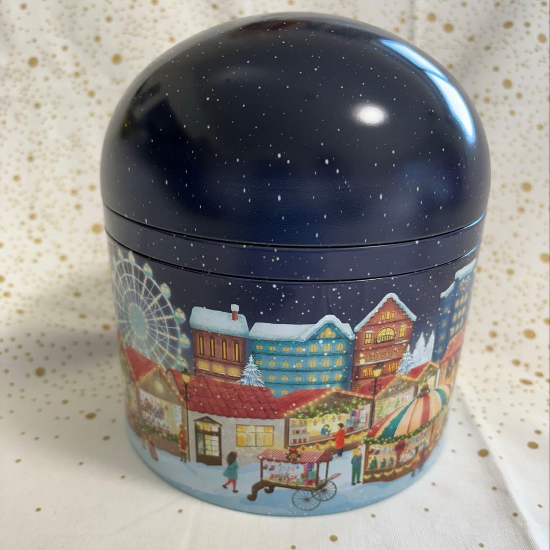 KALDI カルディクリスマスオルゴール缶　　3個