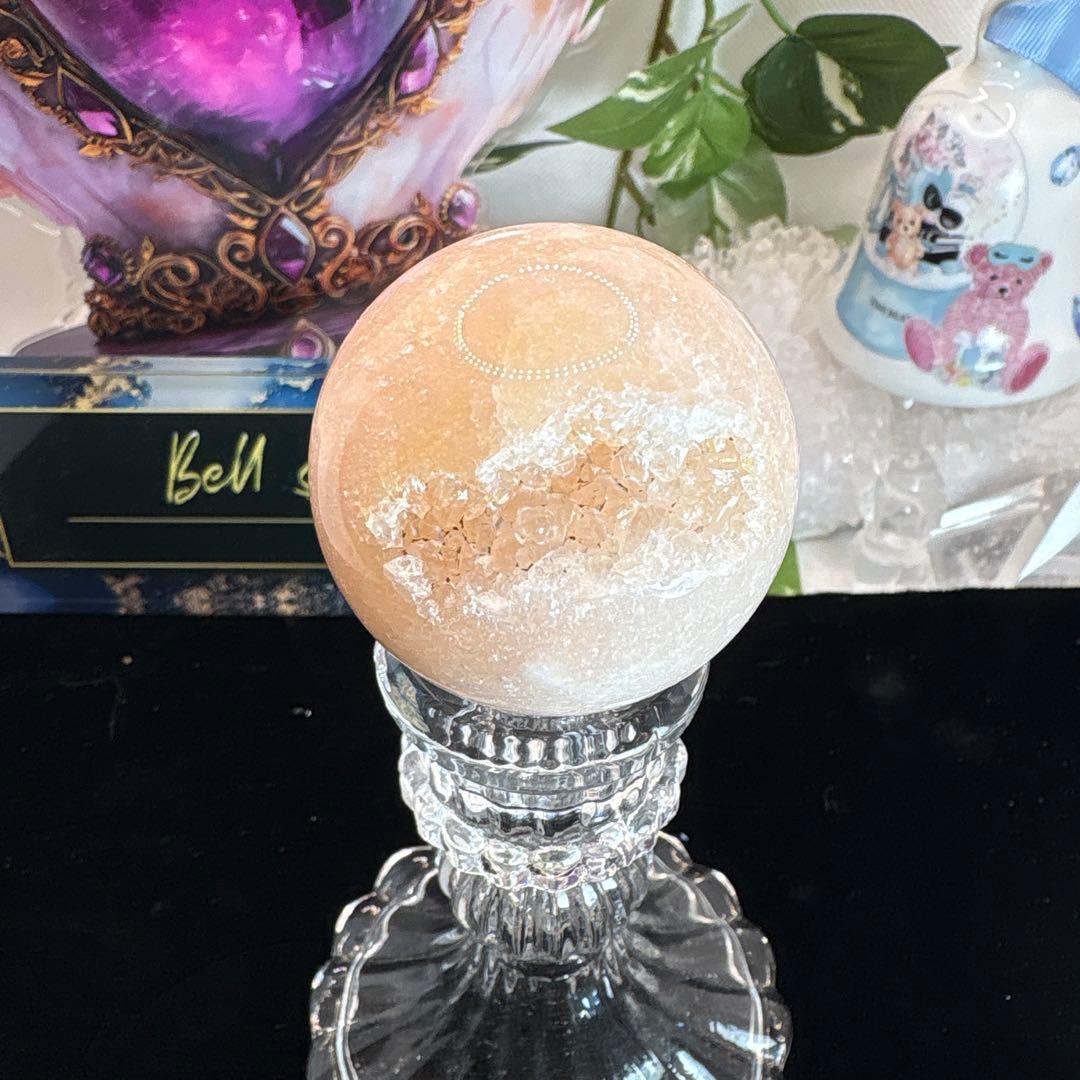 ピンクアメジストスフィア笑口No.2584