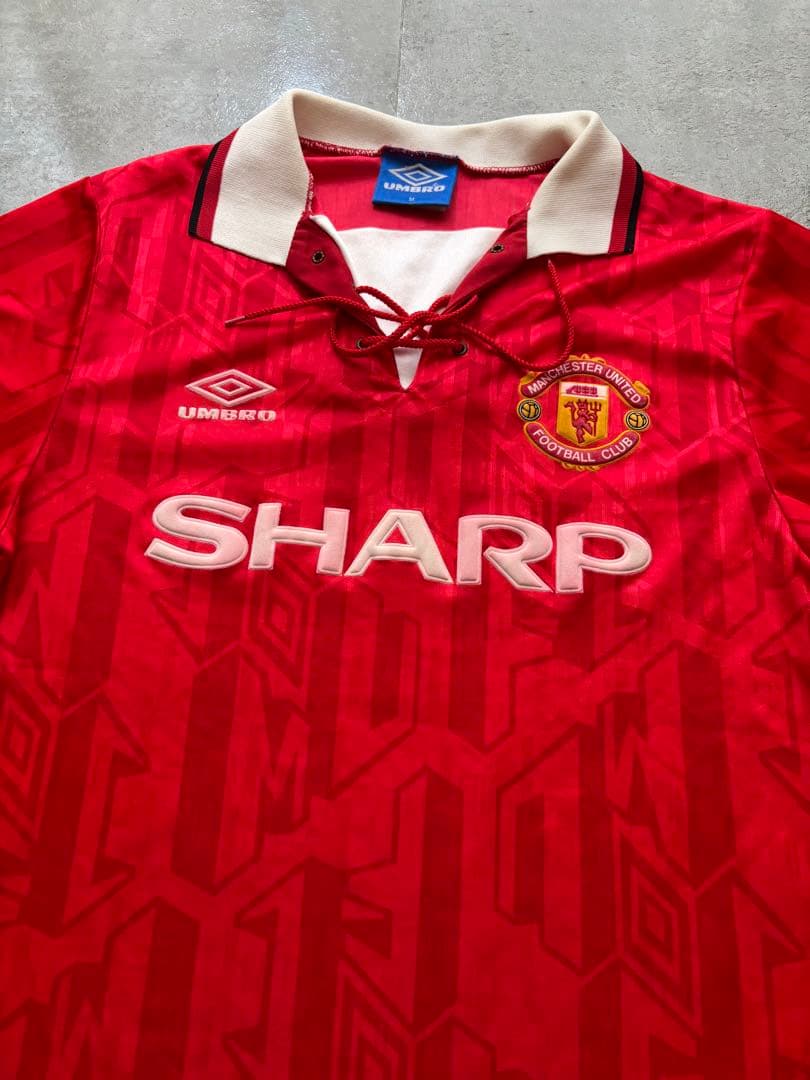 92-94 マンチェスターユナイテッド　UMBRO ホームユニフォーム　正規品