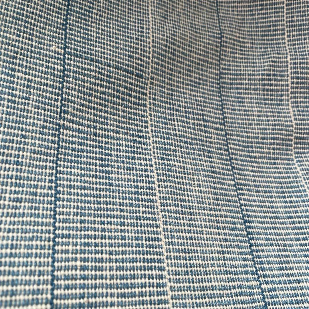 織り物　カレン族　藍染め　クロス　ラグ