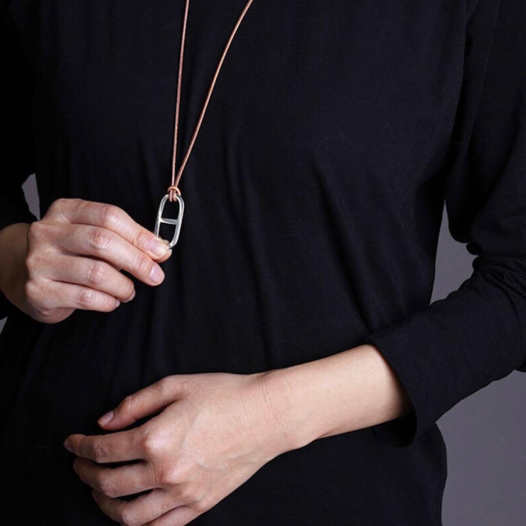 Garden of Eden｜アンカー レザー ネックレス シルバー925