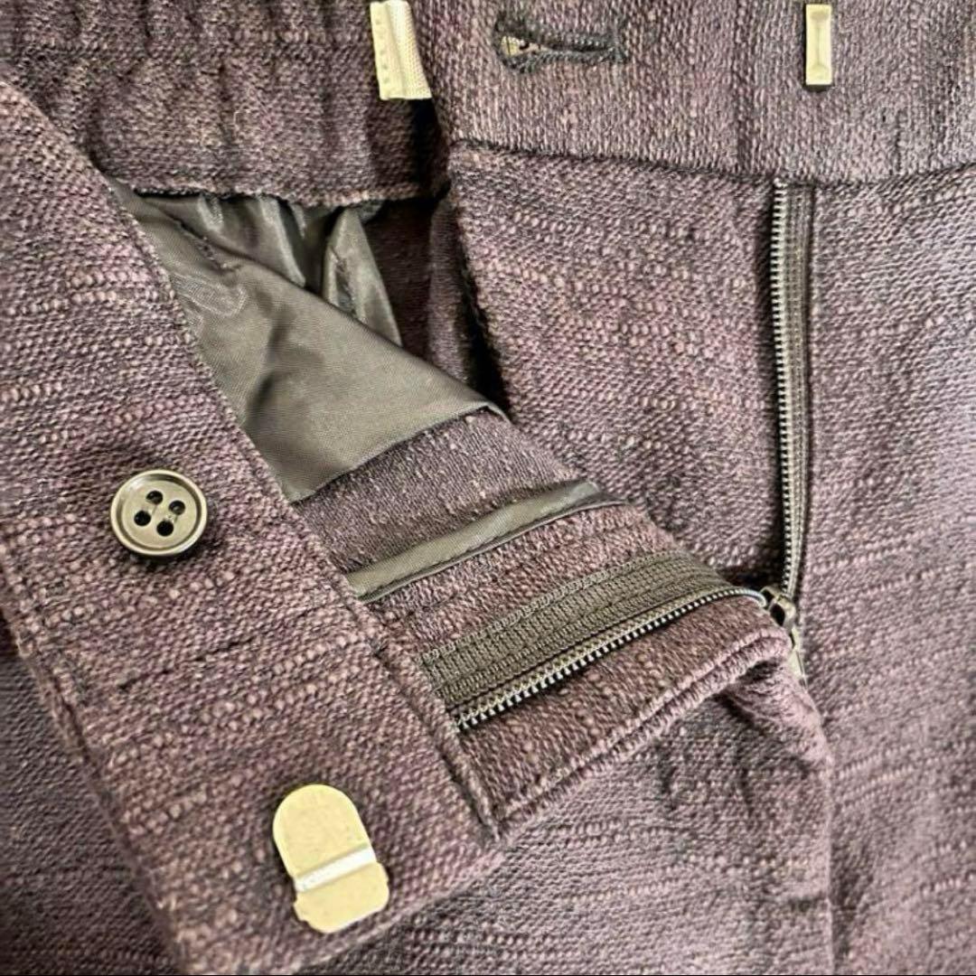 【自宅で洗える】PLST スーツ 上下 + アンカーウーマン ブラウス　Mサイズ