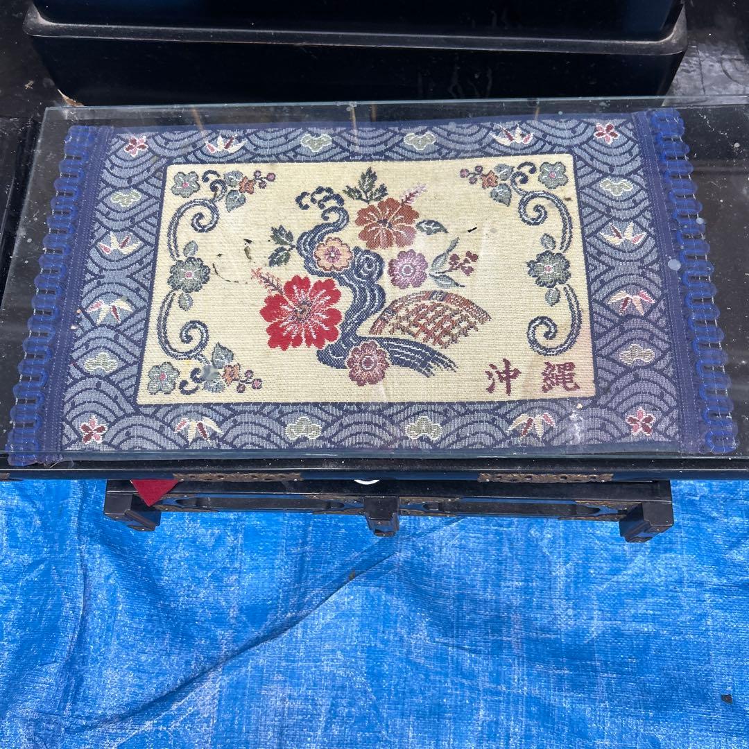 ◆仏壇経机　仏壇　黒塗　金具打ち経机◆幅　60㎝・高さ30㎝・奥行20㎝　概算