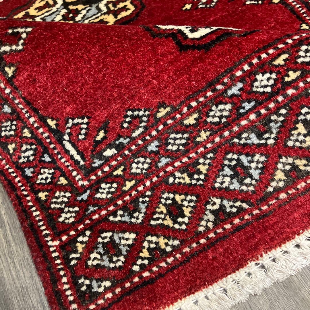61cmx46cmミニラグ手織り絨毯パキスタン絨毯Bukhara rug