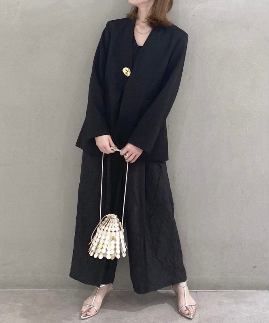 24SS ADAM ET ROPÉ アダムエロペ グロッシーロンパース