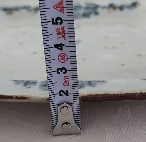 市野吉記さん　コウホ窯　角皿　21cm