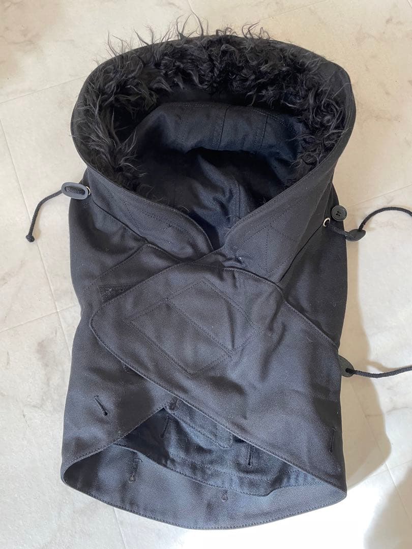 ほぼ新品○コムデギャルソンシャツ　付けフード　マフラー　ネックウォーマー