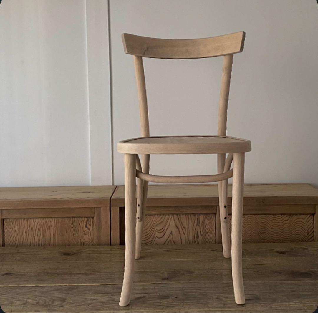 ポーランド ベントウッドチェア　古い椅子　曲木　アンティーク　ダイニングチェア
