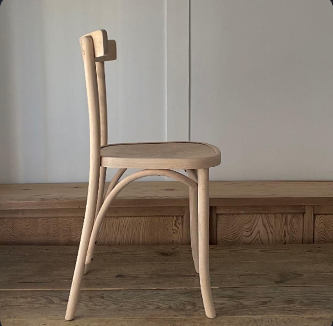 ポーランド ベントウッドチェア　古い椅子　曲木　アンティーク　ダイニングチェア