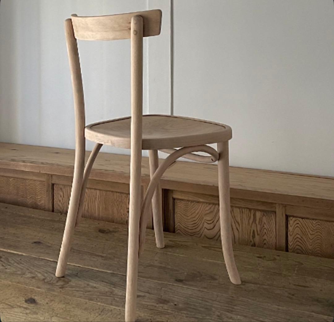ポーランド ベントウッドチェア　古い椅子　曲木　アンティーク　ダイニングチェア